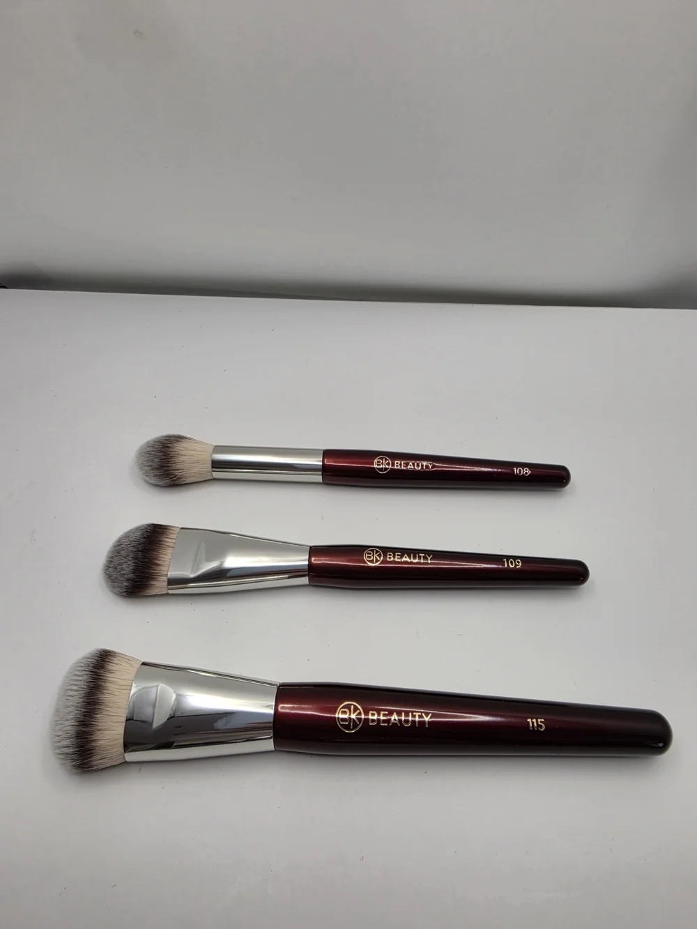 BK Beauty 3-Piece Makeup Brush BUNDLE SET